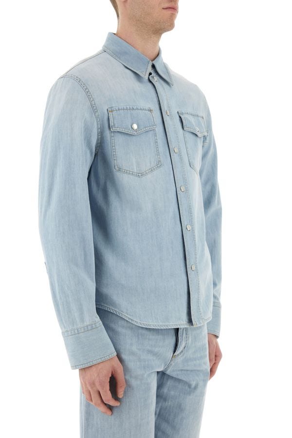 BOTTEGA VENETA | Light-blue denim shirt