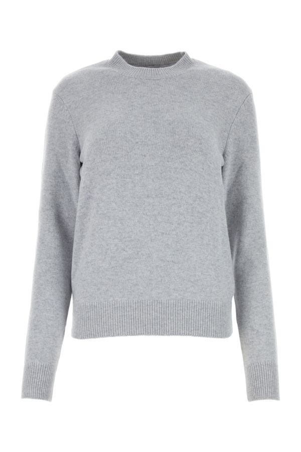 BOTTEGA VENETA | Grey stretch cashmere blend sweater
