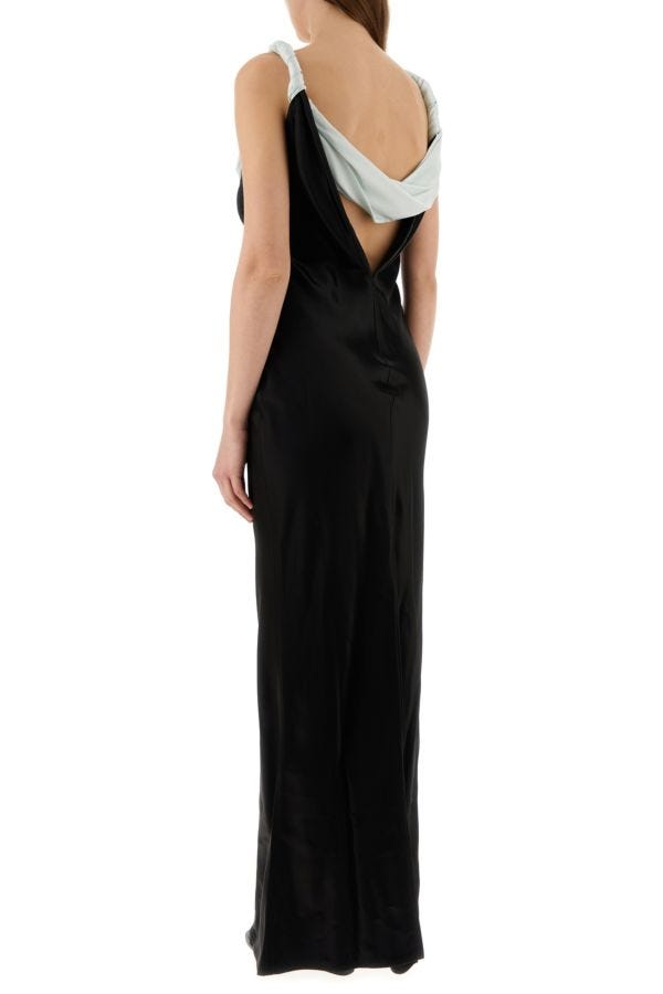 BOTTEGA VENETA | Back satin long dress
