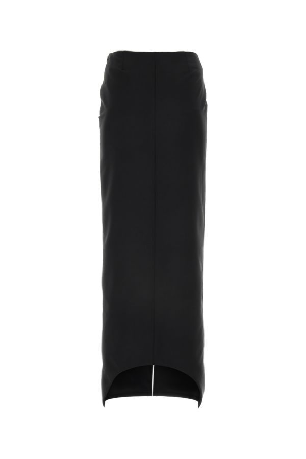 GIVENCHY | Black wool blend skirt