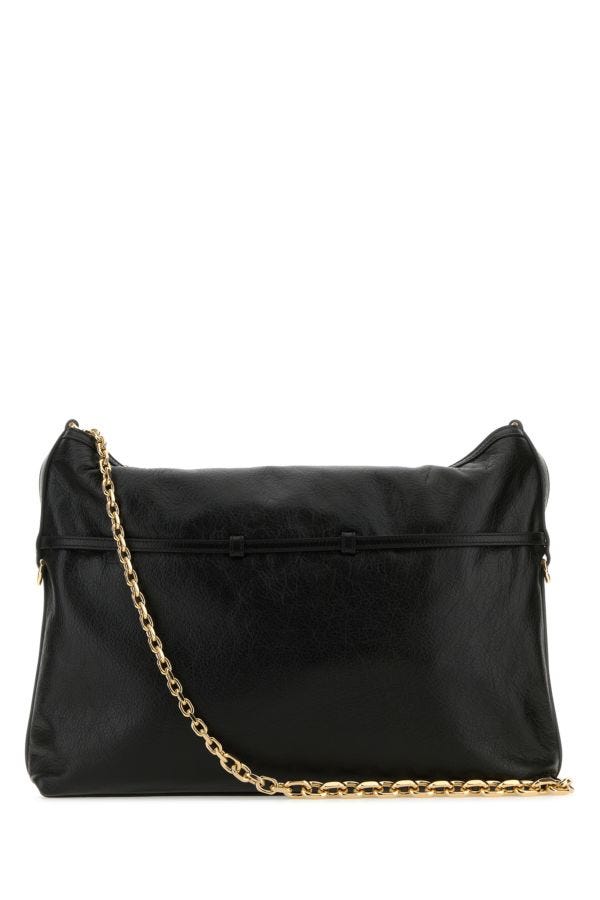 GIVENCHY | Black leather Voyou Chain shoulder bag