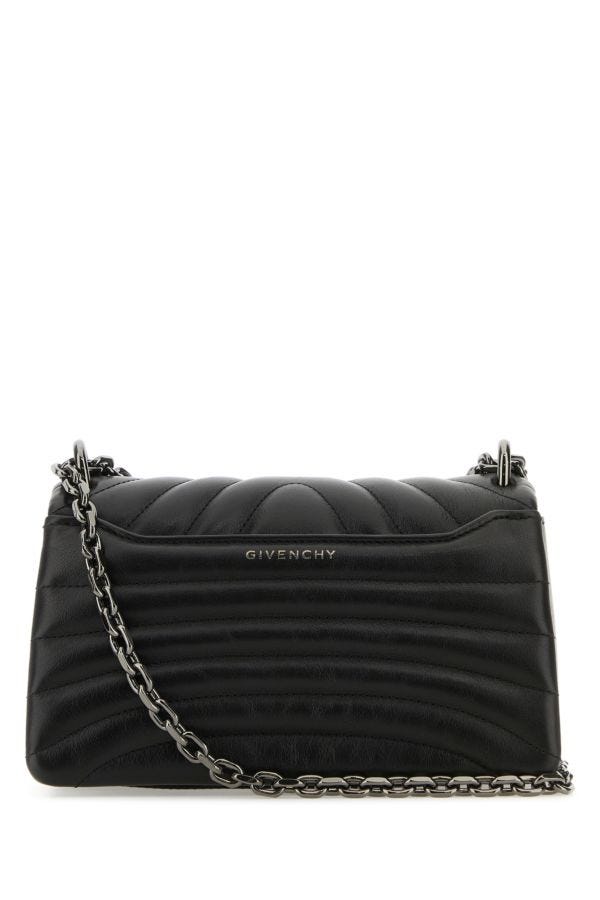 GIVENCHY | Black leather small 4G Soft shoulder bag