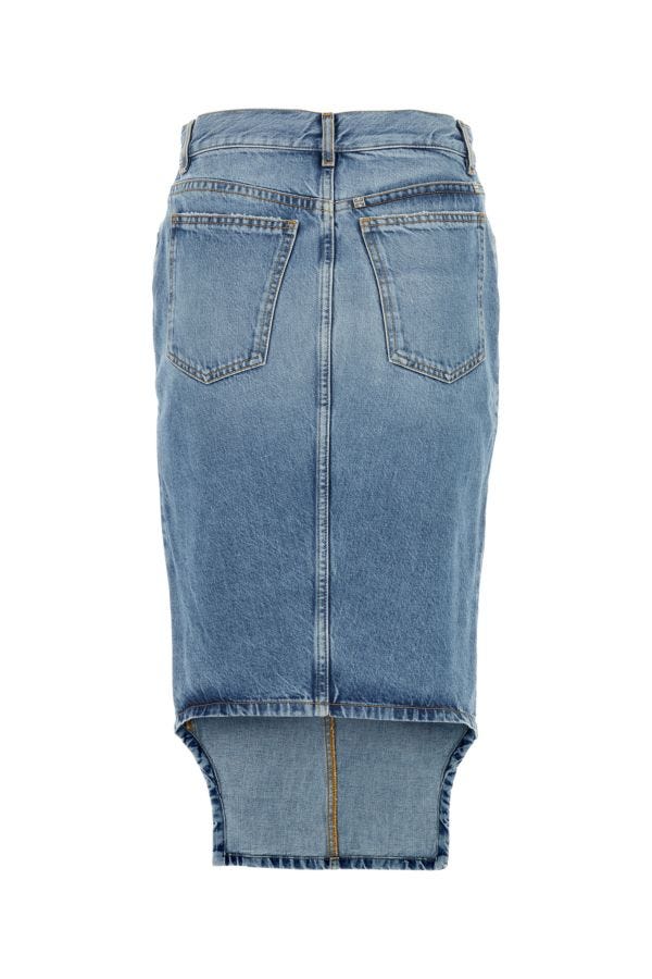 GIVENCHY | Denim midi skirt