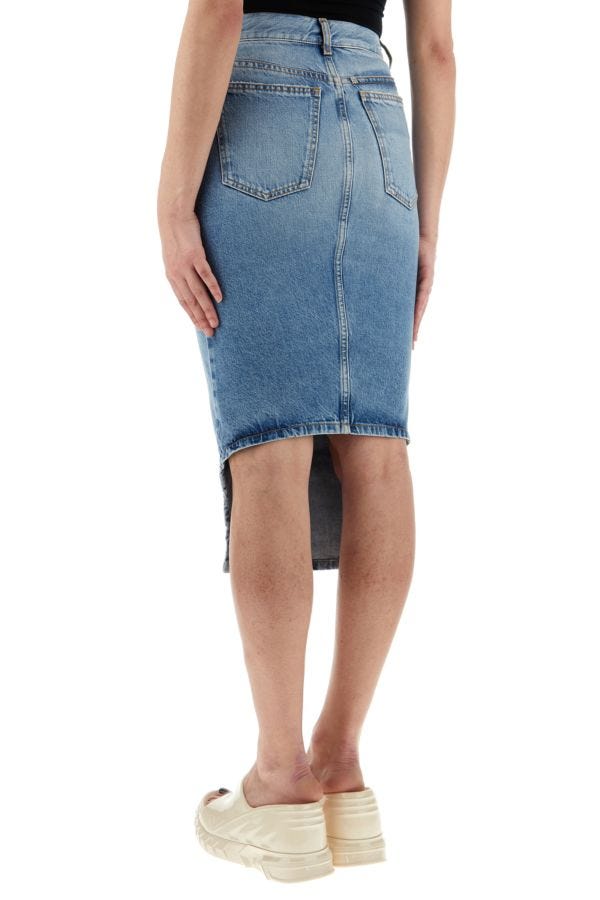 GIVENCHY | Denim midi skirt