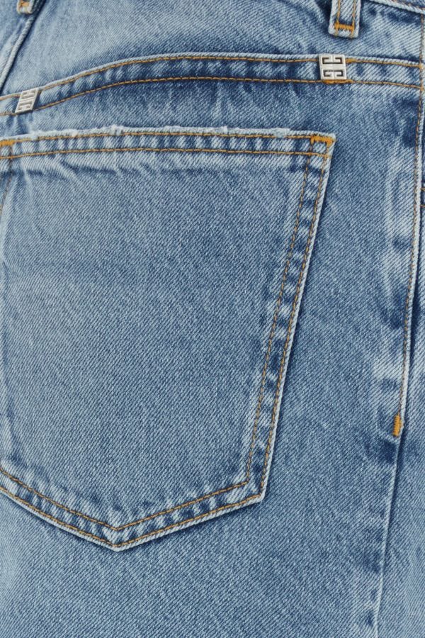 GIVENCHY | Denim midi skirt