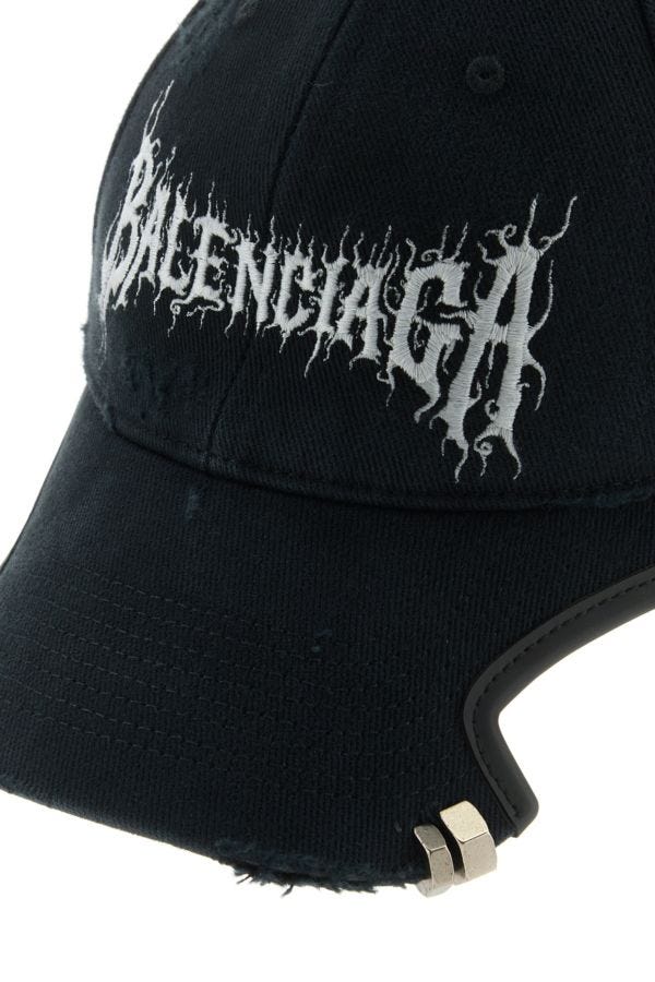 BALENCIAGA | Slate cotton baseball cap