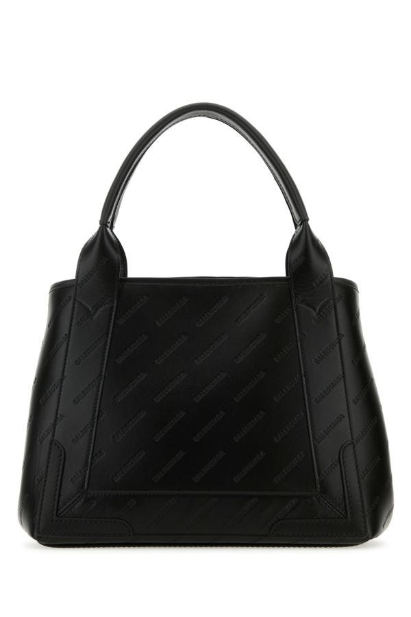 BALENCIAGA | Black leather Cabas handbag