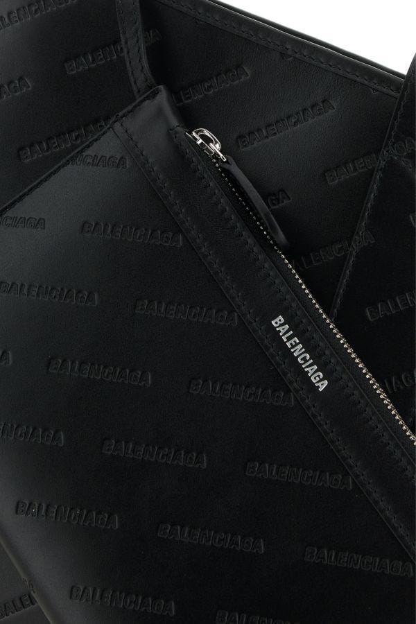 BALENCIAGA | Black leather Cabas handbag
