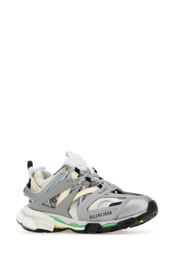 BALENCIAGA | Multicolor synthetic leather and fabric sneakers