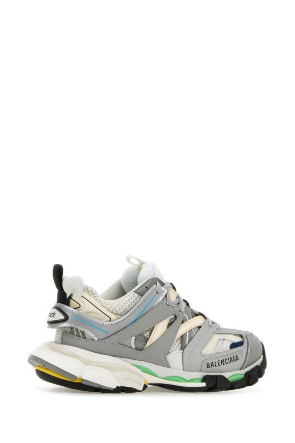 BALENCIAGA | Multicolor synthetic leather and fabric sneakers