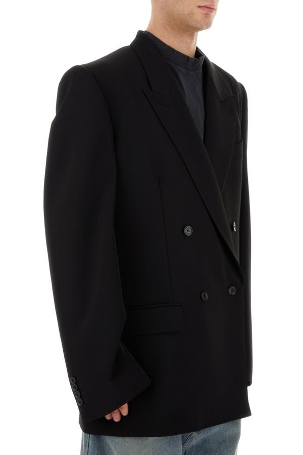 BALENCIAGA | Black wool oversize blazer