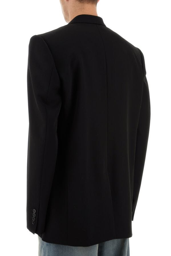 BALENCIAGA | Black wool oversize blazer