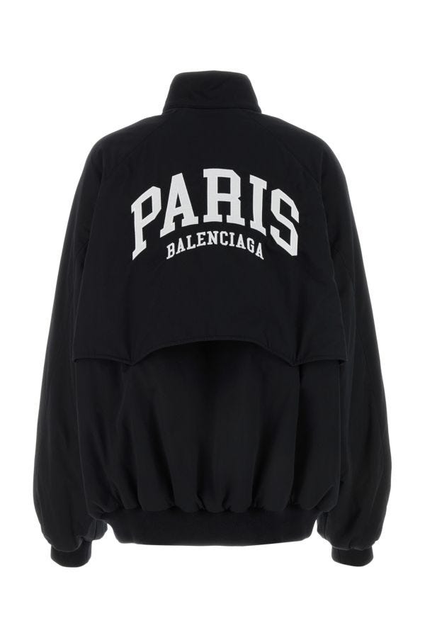 BALENCIAGA | Black cotton oversize jacket