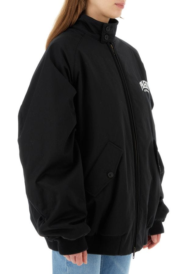 BALENCIAGA | Black cotton oversize jacket