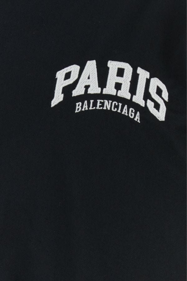 BALENCIAGA | Black cotton oversize jacket