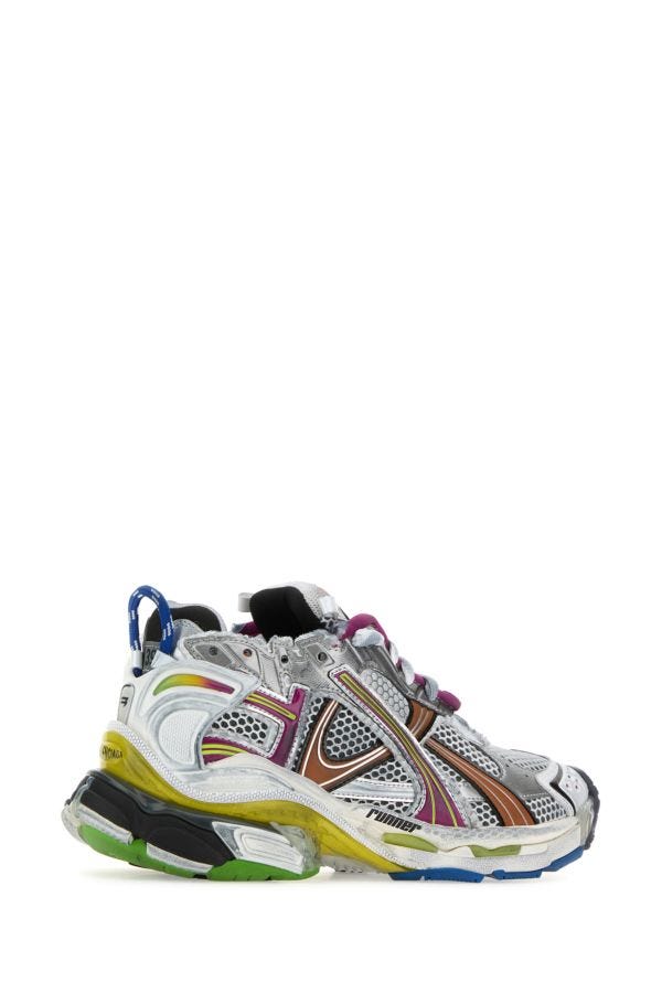 BALENCIAGA | Multicolor fabric and rubber Runner sneakers