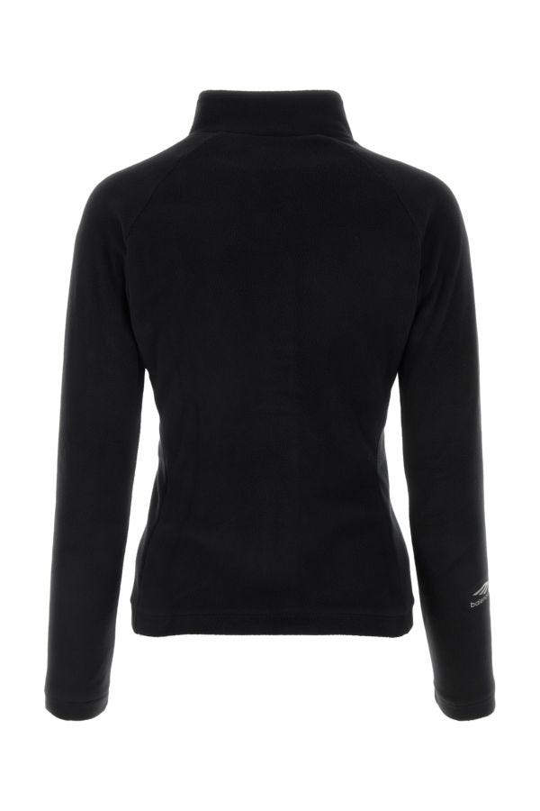 BALENCIAGA | Black pile sweatshirt