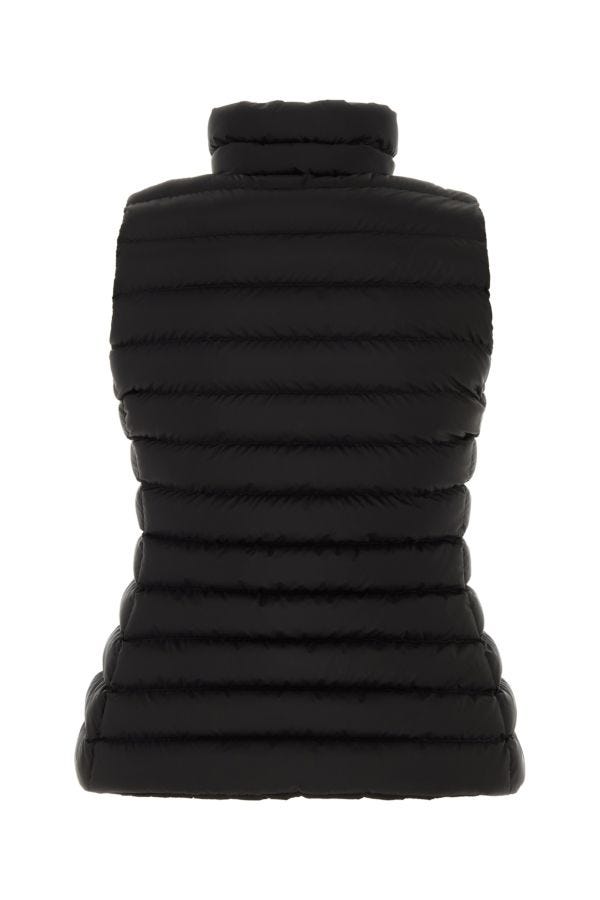 BALENCIAGA | Black nylon sleeveless jacket