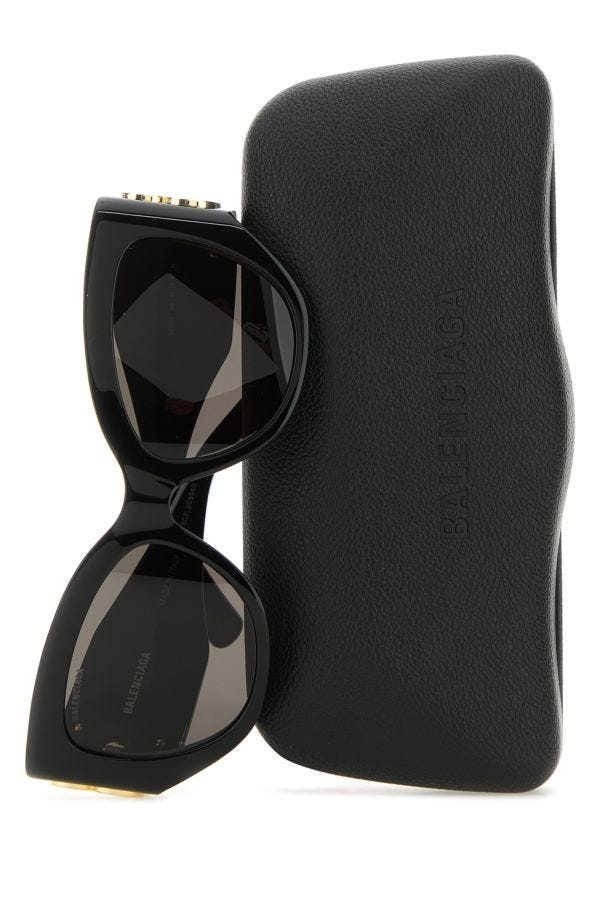 BALENCIAGA | Black acetate Bossy Cat sunglasses