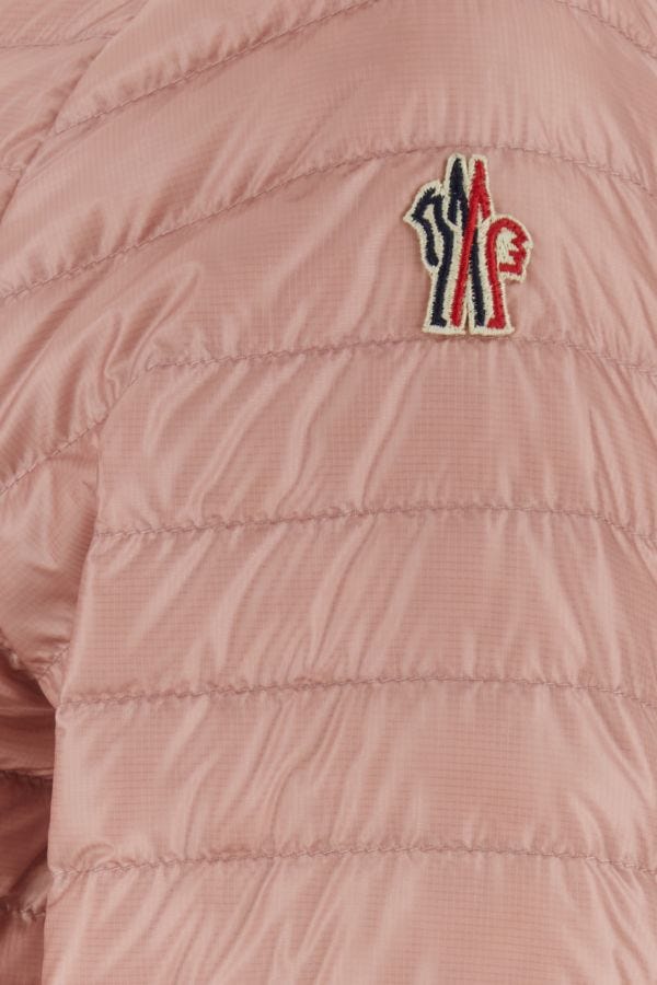 MONCLER | Antiqued pink nylon Pontaix down jacket