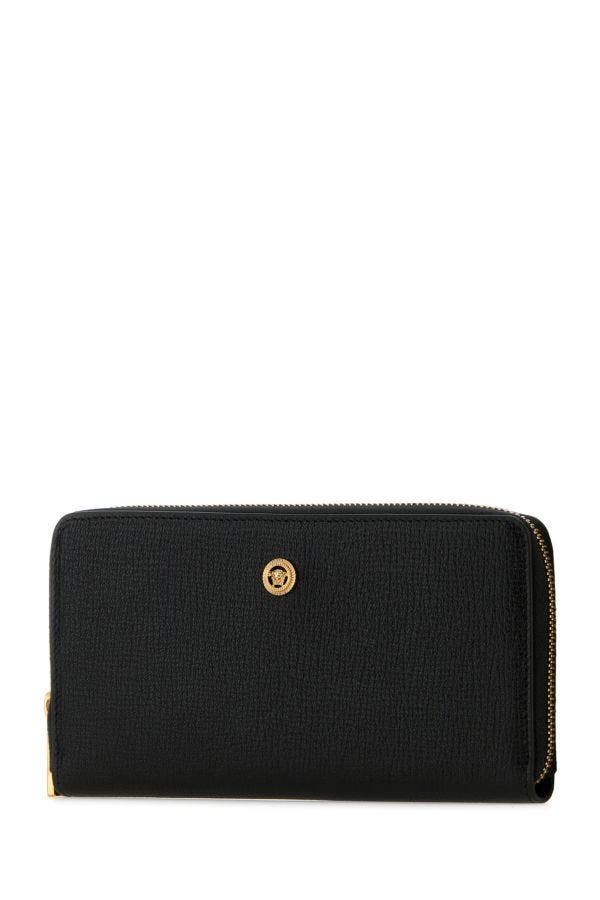 VERSACE | Black leather Medusa Biggie wallet