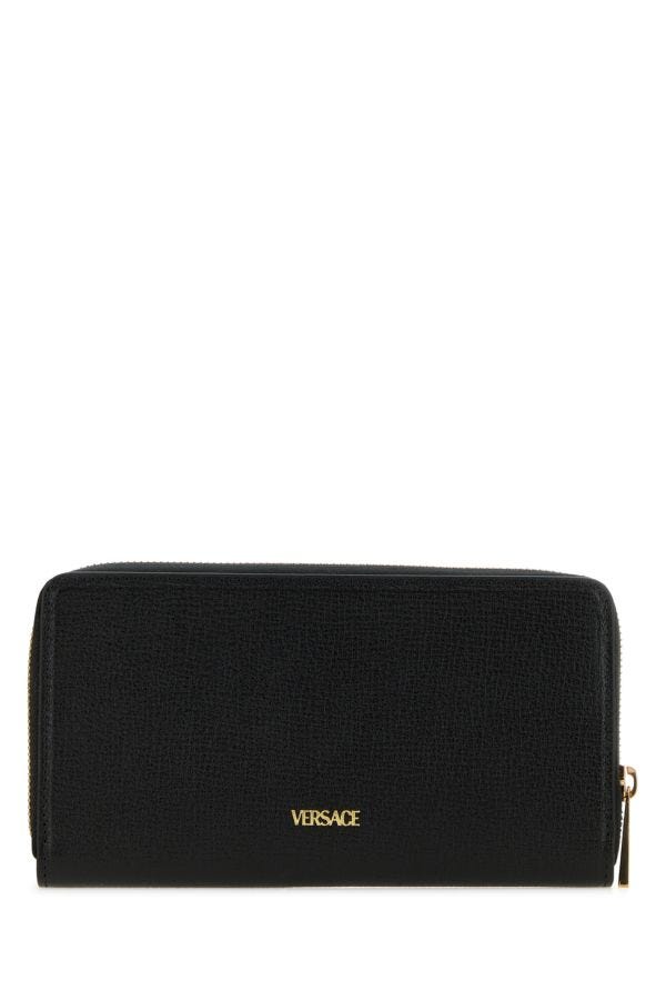 VERSACE | Black leather Medusa Biggie wallet