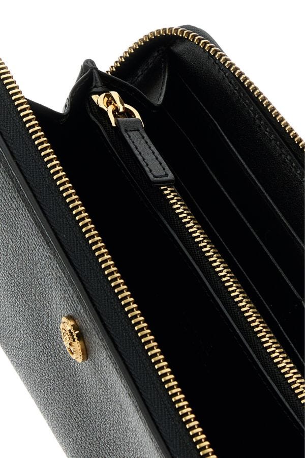 VERSACE | Black leather Medusa Biggie wallet