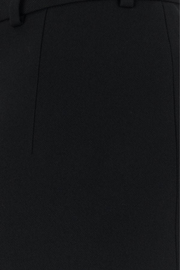 BALENCIAGA | Black gabardine skirt