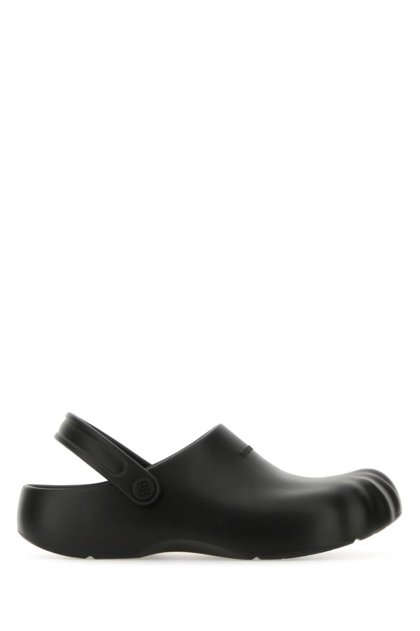 BALENCIAGA | Black rubber Sunday sandals