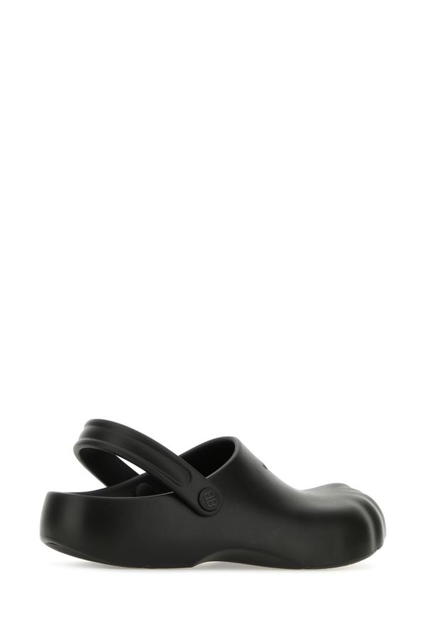 BALENCIAGA | Black rubber Sunday sandals