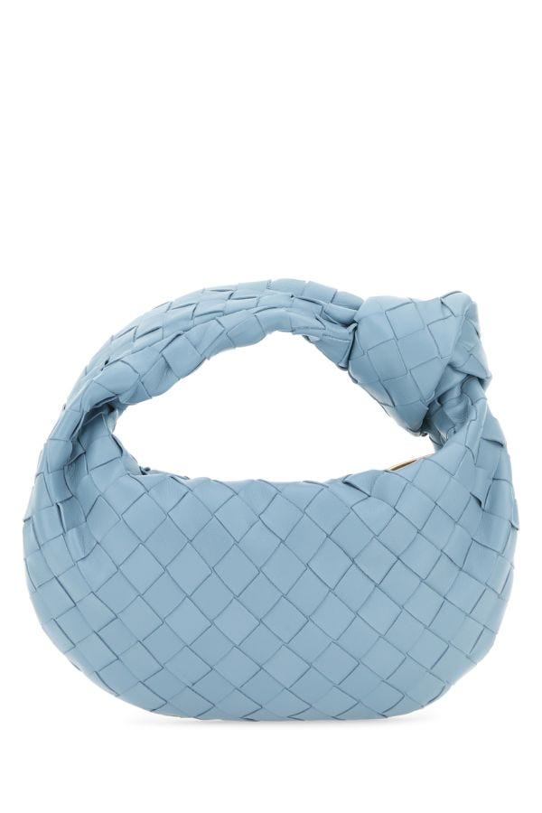 BOTTEGA VENETA | Powder blue nappa leather mini Jodie handbag