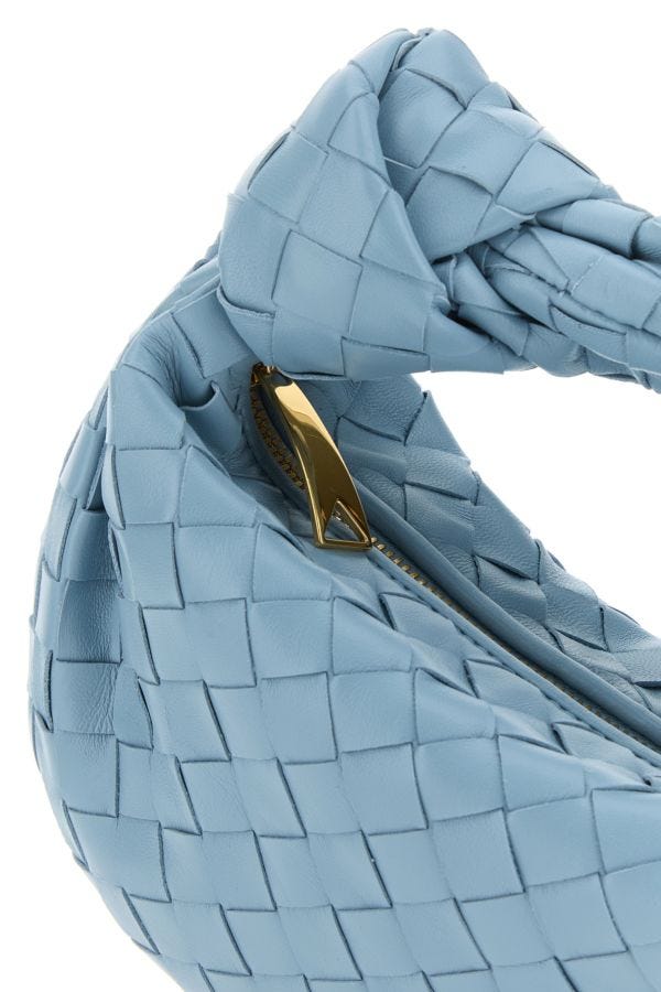 BOTTEGA VENETA | Powder blue nappa leather mini Jodie handbag