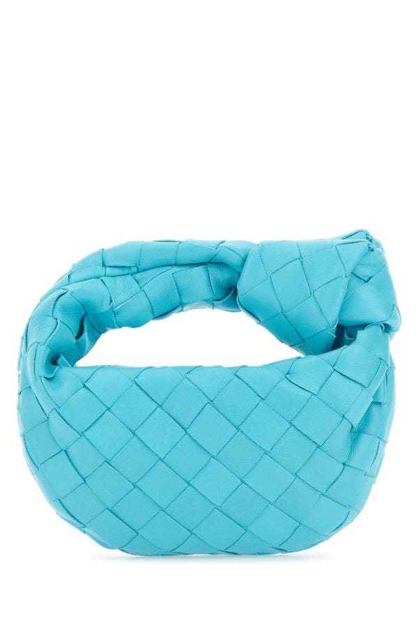 BOTTEGA VENETA | Turquoise nappa leather Candy Jodie handbag