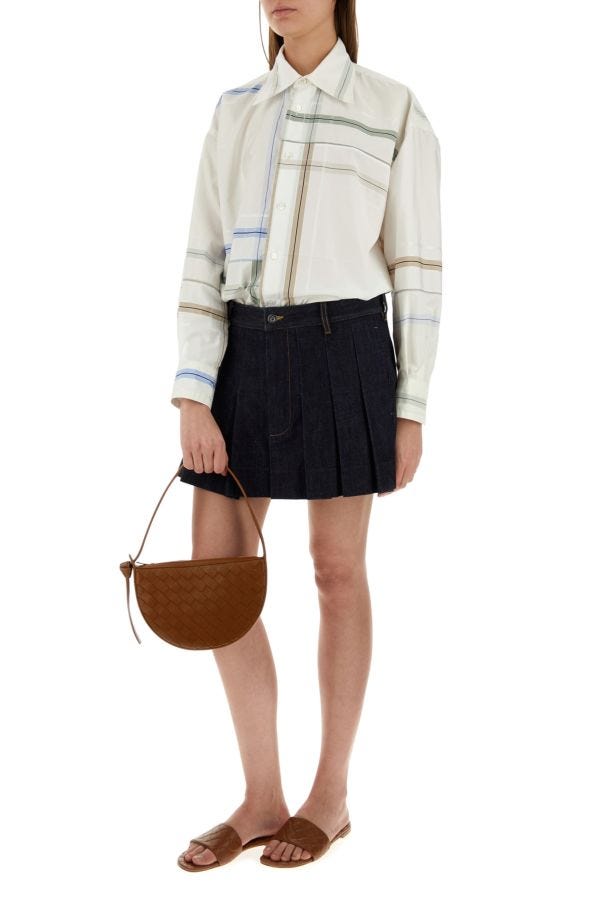 BOTTEGA VENETA | Caramel leather Mini Sunrise shoulder bag