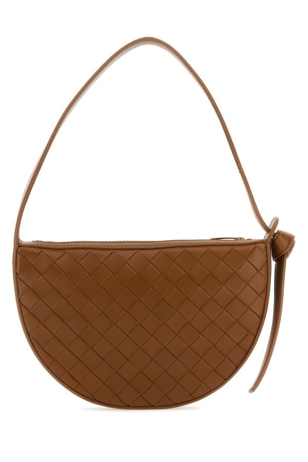 BOTTEGA VENETA | Caramel leather Mini Sunrise shoulder bag
