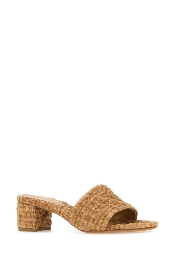 BOTTEGA VENETA | Raffia Amy mules