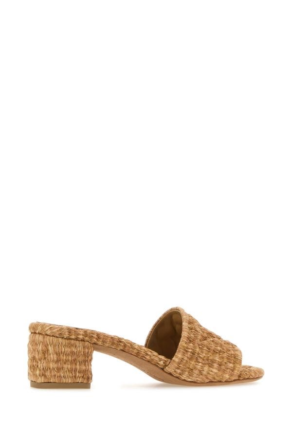 BOTTEGA VENETA | Raffia Amy mules