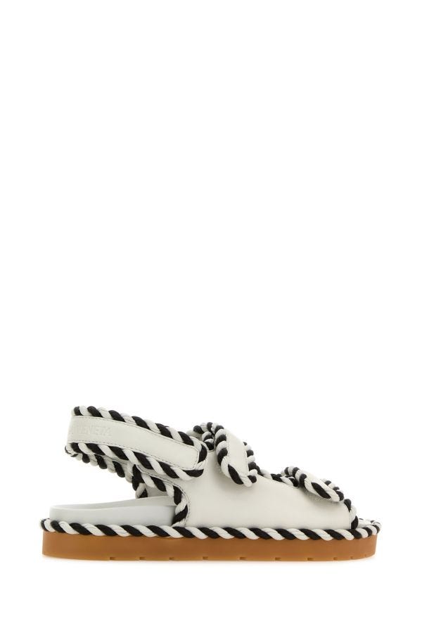 BOTTEGA VENETA | Two-tone nappa leather Jack sandals