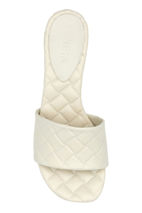 BOTTEGA VENETA | White nappa leather Amy mules