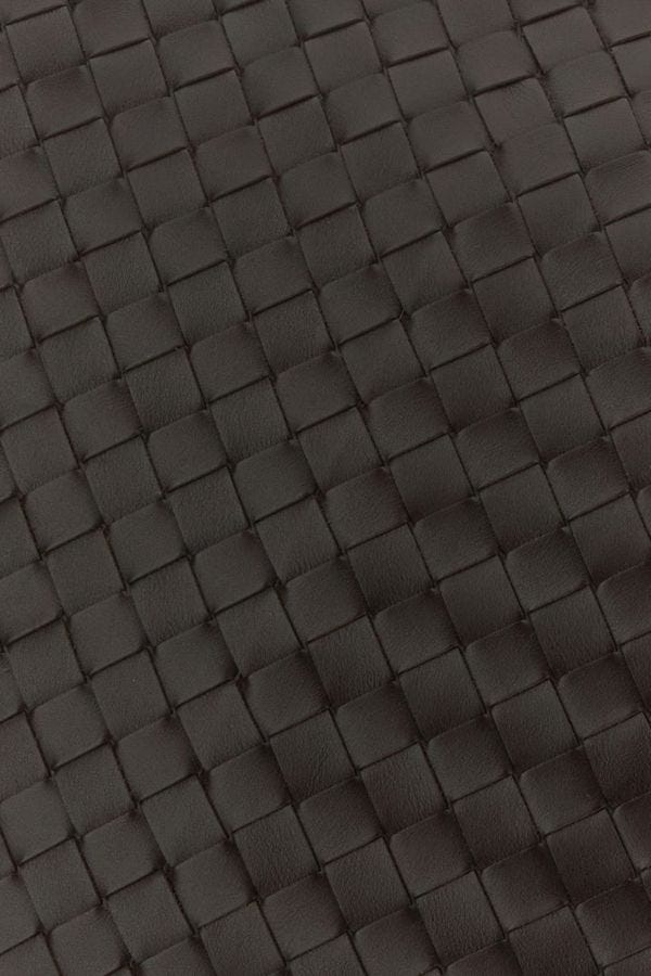 BOTTEGA VENETA | Dark brown leather Intrecciato shopping bag