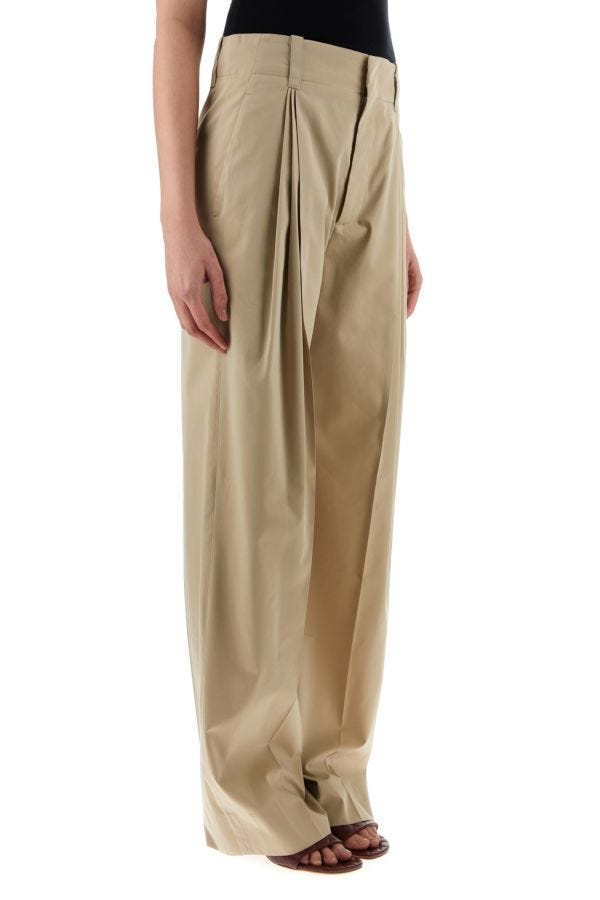 BOTTEGA VENETA | Cappuccino cotton blend pant
