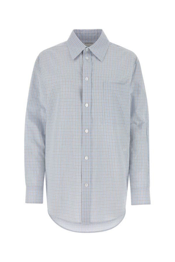 BOTTEGA VENETA | Embroidered cotton blend shirt
