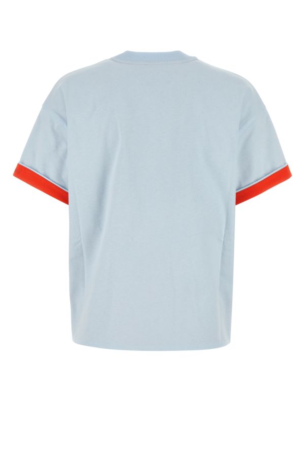 BOTTEGA VENETA | Pastel light-blue cotton t-shirt