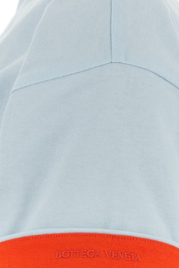 BOTTEGA VENETA | Pastel light-blue cotton t-shirt