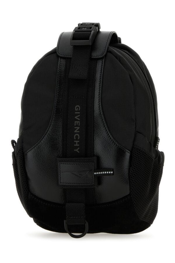 GIVENCHY | Black nylon and leather G-Trail crossbody bag