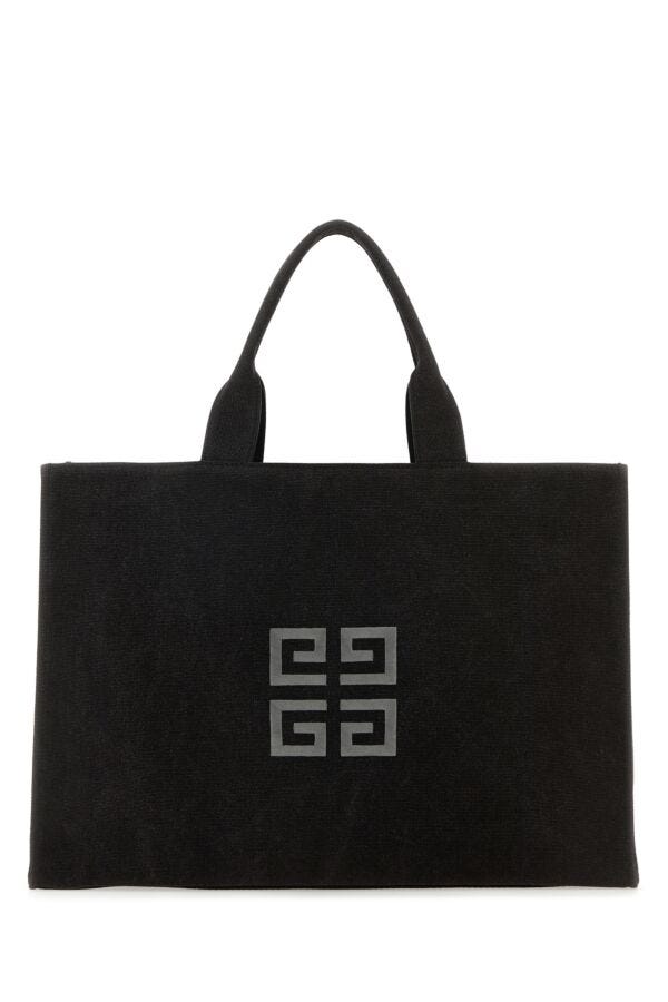 GIVENCHY | Black canvas Givenchy shopping bag
