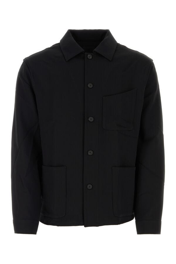 GIVENCHY | Black wool blend shirt