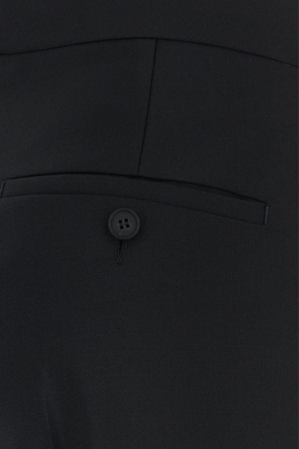 GIVENCHY | Black wool blend flared leg pant