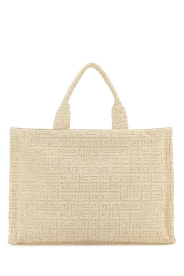 GIVENCHY | Ivory terry fabric medium G-Tote shopping bag