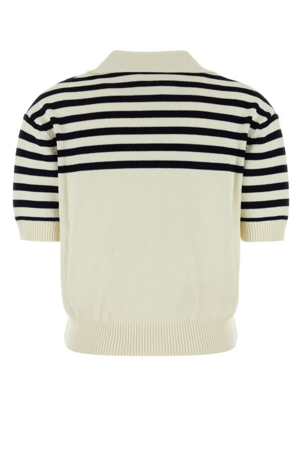 GIVENCHY | Ivory viscose blend polo shirt